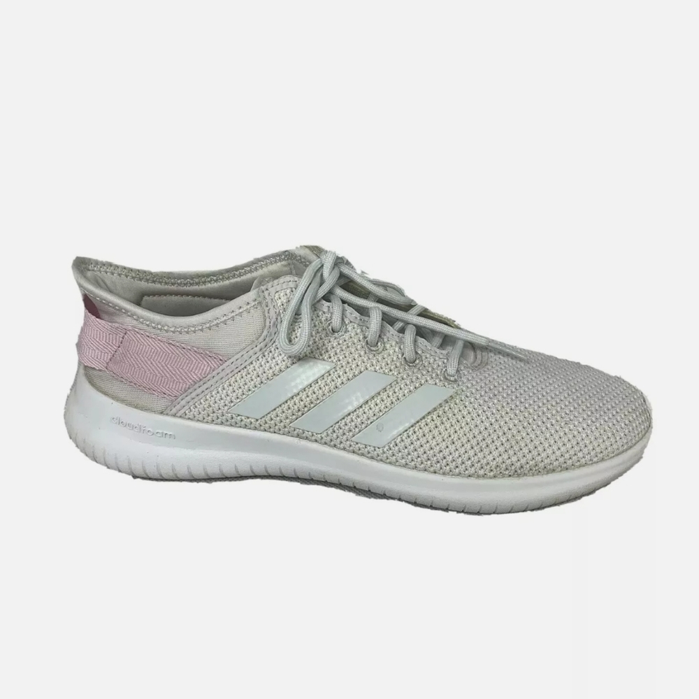 Adidas Cloadfoam QT Flex White Running Shoes Sz 9